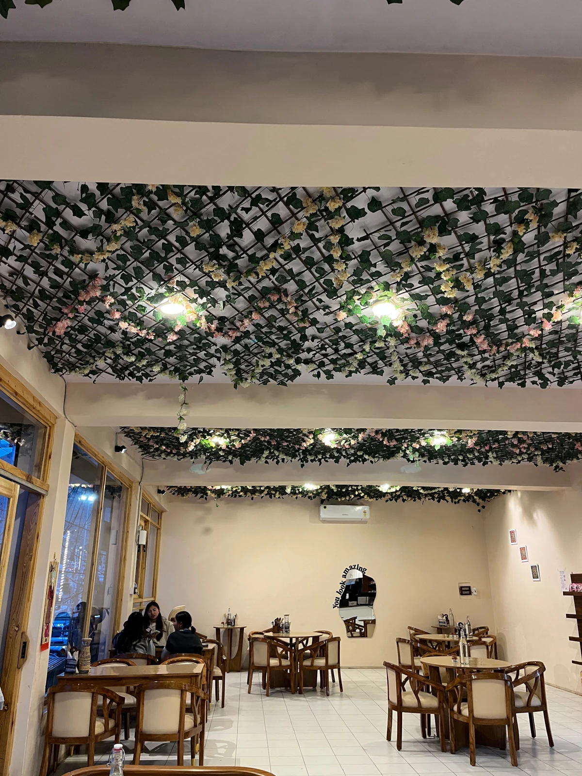 Warm interior of K-Station café