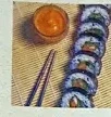 Illustrative kimbap rolls