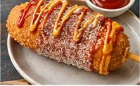 Representative photograph of Half & Half Corn Dog