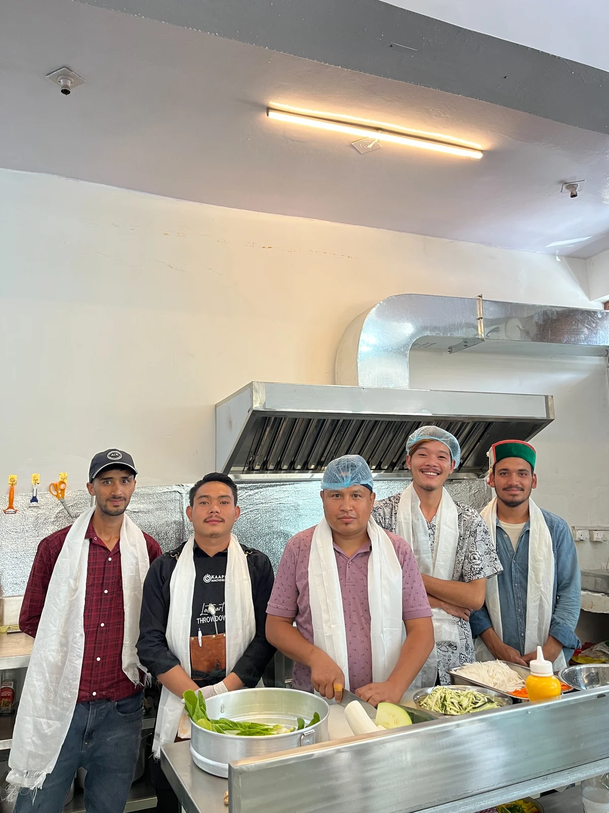 The K-Station kitchen team together