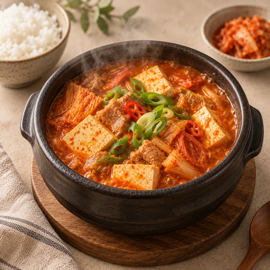 Representative photograph of Kimchi Jjigae